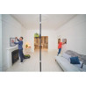 NIVEL LASER 2 LINEAS VERDES DE 360º Y BARRA TELESCOPICA ALCANCE 25 M RYOBI
